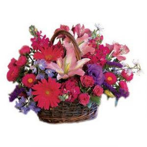 Chic-Blooms-Flower-Basket CODE 50042